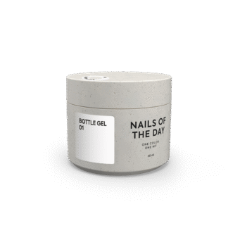 NAILSOFTHEDAY Bottle gel 01 – білий надміцний гель для укріплення нігтів, 30 мл