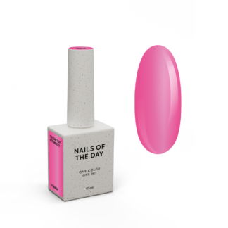 NAILSOFTHEDAY Color Top/Vitrage 11 — напівпрозорий яскравий рожевий вітраж, 10 мл