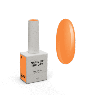 NAILSOFTHEDAY Gel polish Brighten 099 — пастельно-помаранчовий, що перекривається в один шар, 10 мл