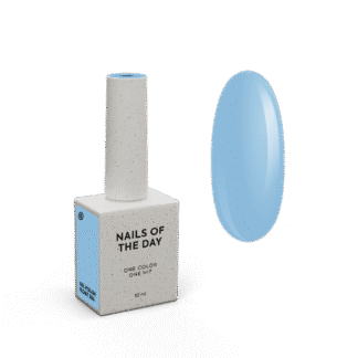 NAILSOFTHEDAY Gel polish Float 304 — небесно-блакитний, що перекривається в один шар, 10 мл