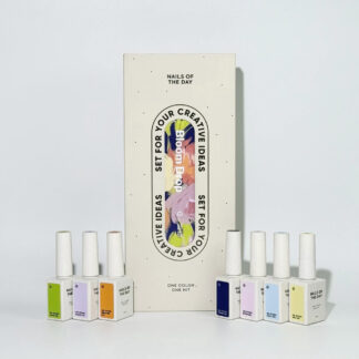 Колекція Bloom Drop gel polish в коробці Nailsoftheday — 7 floral aesthetics гель-лаків для нігтів + БРЕНДОВАНЕ ПАКУВАННЯ У ПОДАРУНОК для анпакінгу