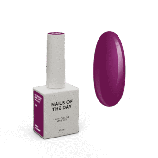 NAILSOFTHEDAY Gel polish Beetroot [Buriak] 376 — буряково-фіолетовий гель-лак, що перекривається в один шар, 10 мл