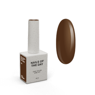 NAILSOFTHEDAY Gel polish Potato [Kartoplia] 044 — коричневий гель-лак, що перекривається в один шар, 10 мл
